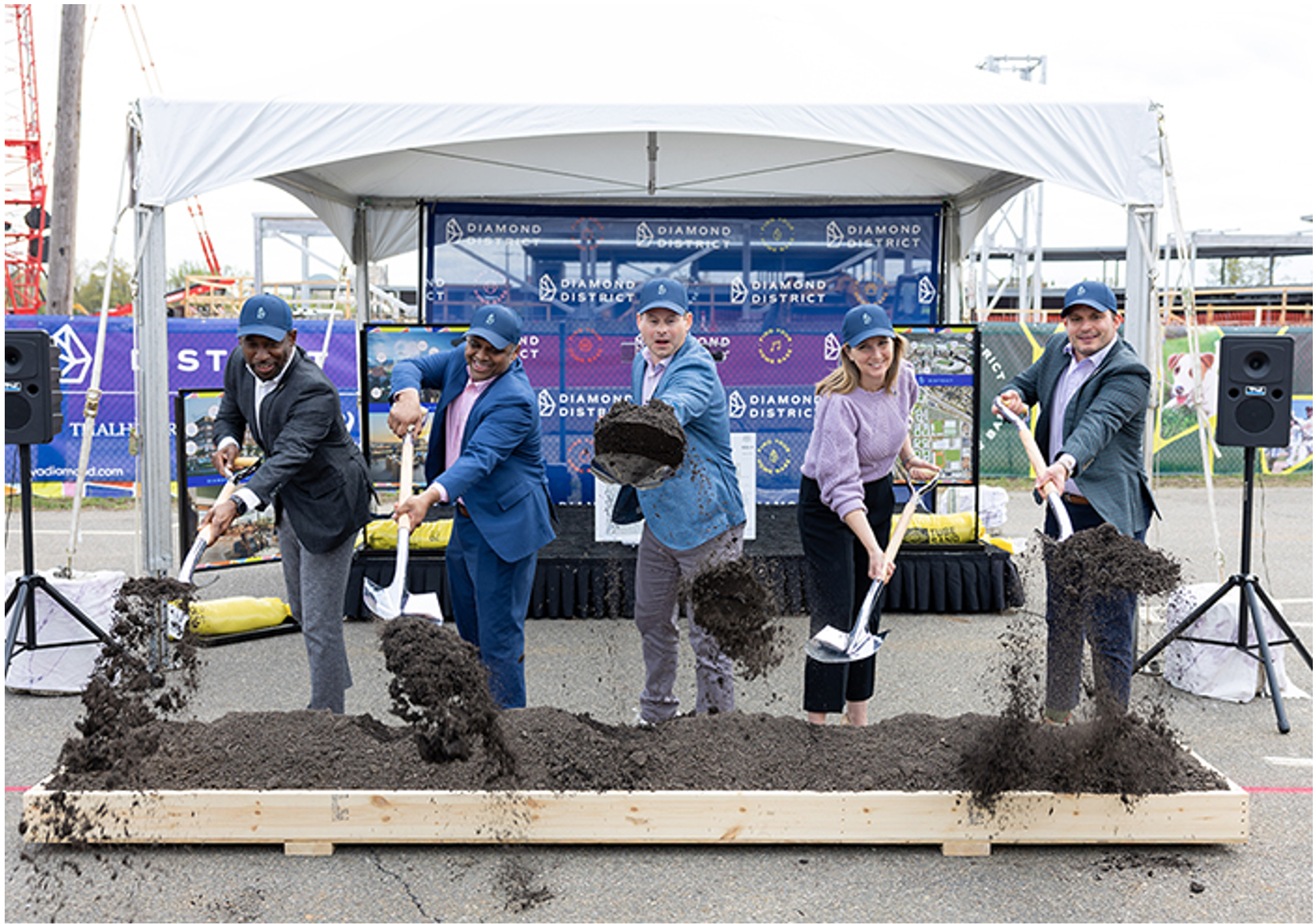 City, EDA and Diamond District Partners Celebrate Groundbreaking of Diamond District Infrastructure